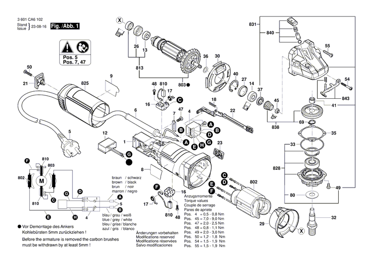 New Genuine Bosch 1619P21177 Push-Button
