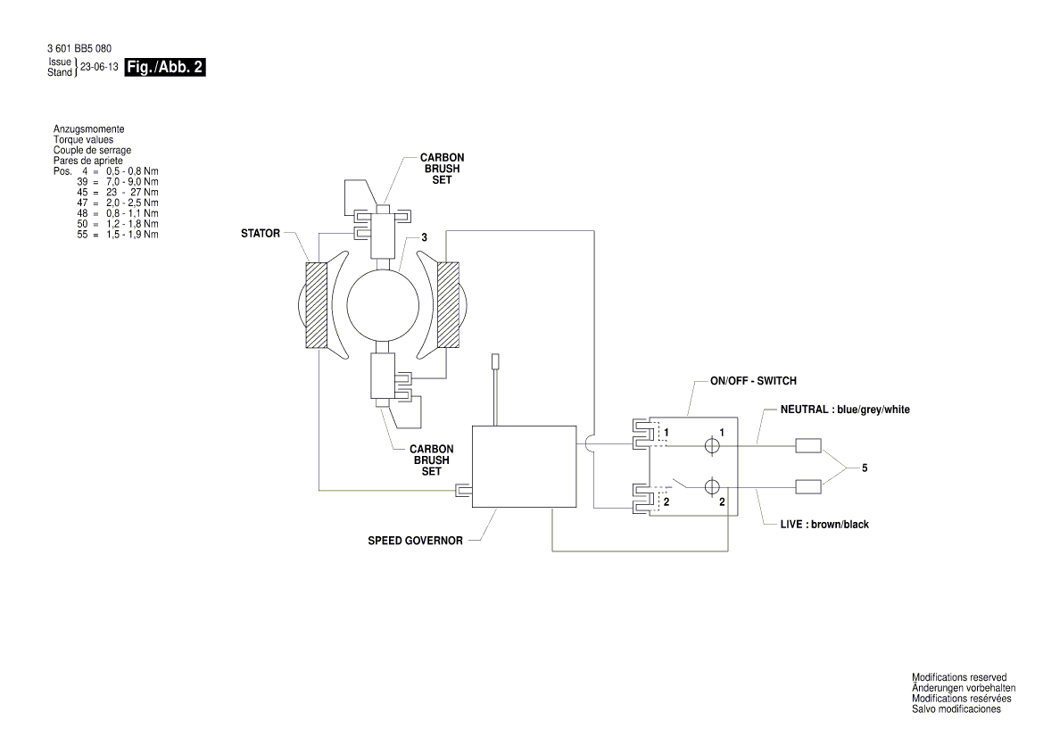 New Genuine Bosch 1619P21269 Nameplate