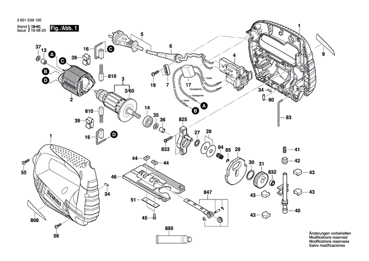 New Genuine Bosch 1619P30415 Nameplate
