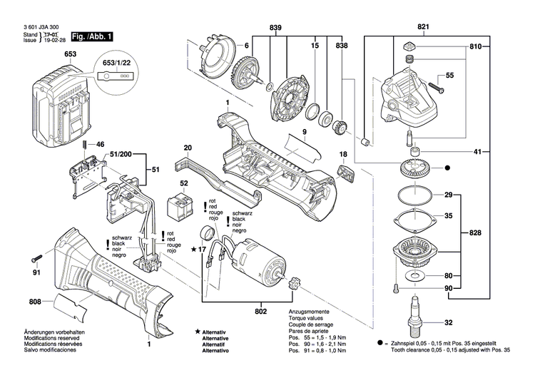 New Genuine Bosch 1619P31072 Manufacturer's nameplate