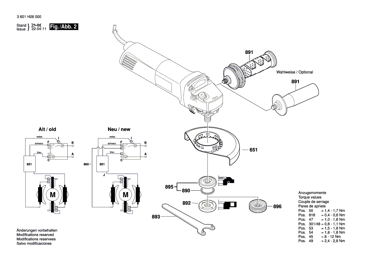 New Genuine Bosch 1619P31102 Manufacturer's nameplate