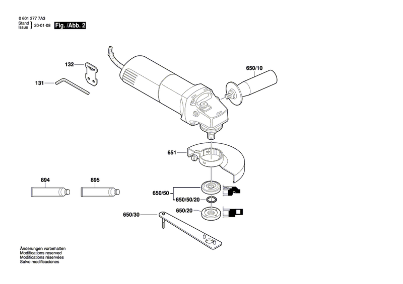 New Genuine Bosch 1619P31417 Nameplate