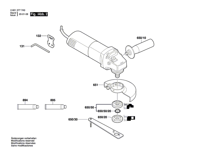 New Genuine Bosch 1619P31417 Nameplate