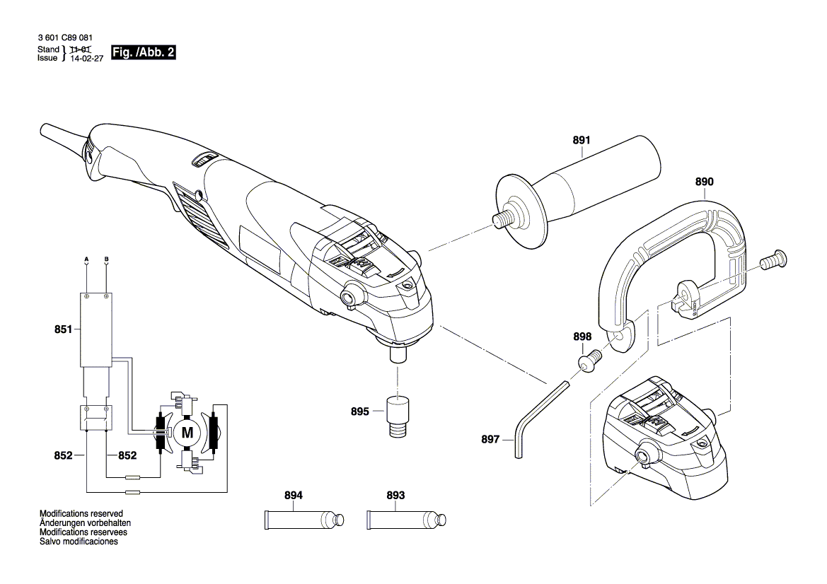 New Genuine Bosch 1619P31425 Nameplate