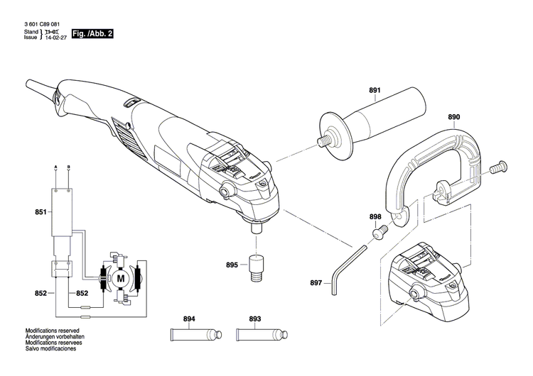 New Genuine Bosch 1619P31425 Nameplate