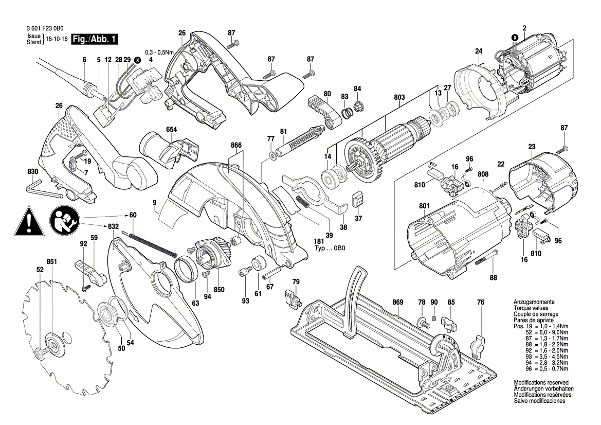 New Genuine Bosch 1619P31436 Nameplate