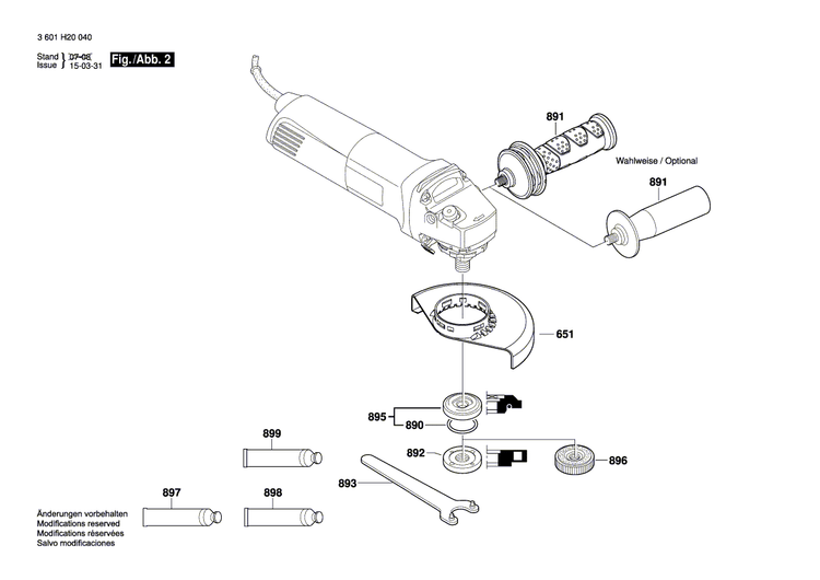 New Genuine Bosch 1619P31445 Nameplate