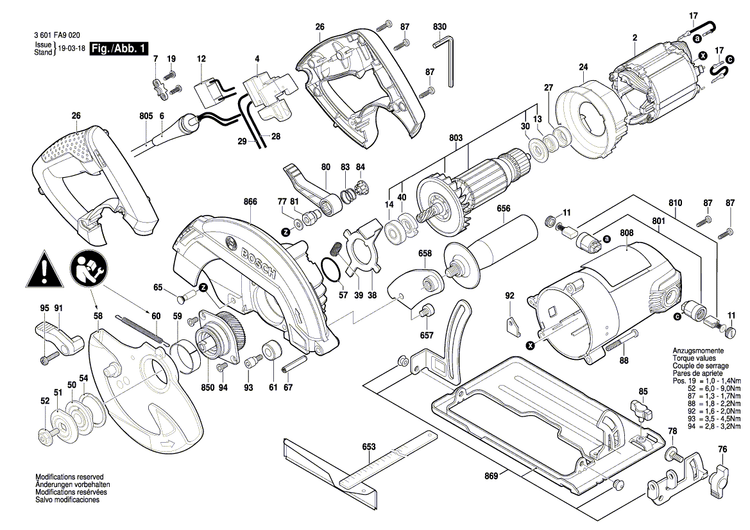 New Genuine Bosch 1619P31655 Nameplate