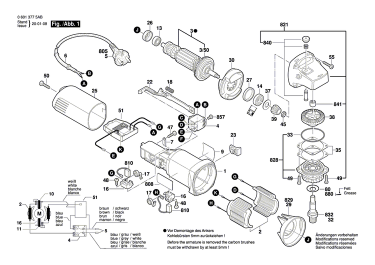New Genuine Bosch 1619P31810 Nameplate