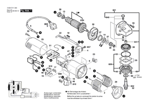New Genuine Bosch 1619P31816 Nameplate