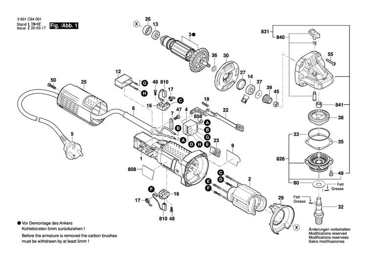 New Genuine Bosch 1619P31827 Nameplate