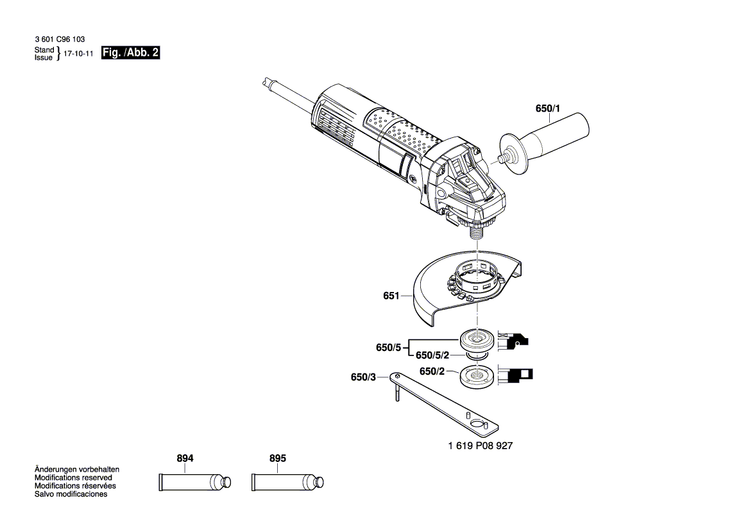 New Genuine Bosch 1619P32488 Nameplate