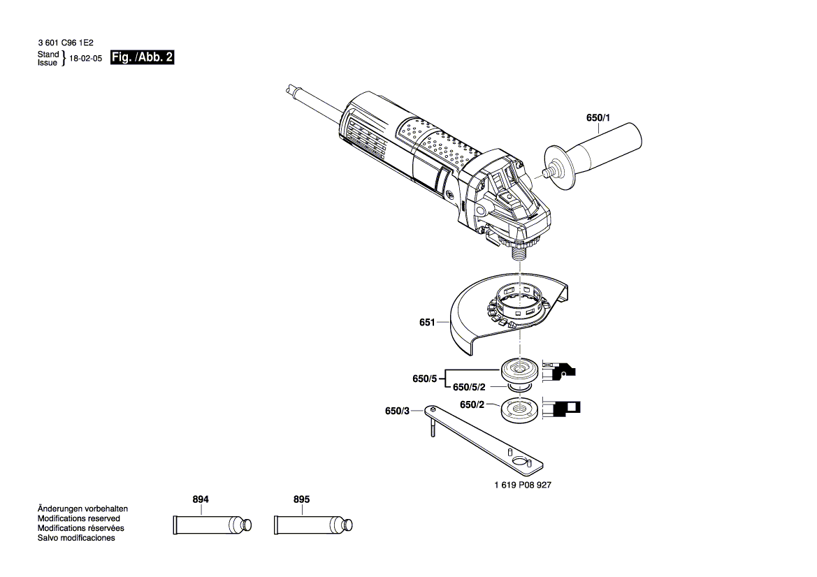 New Genuine Bosch 1619P32494 Nameplate