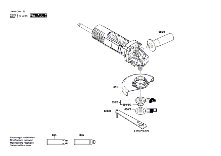 New Genuine Bosch 1619P32494 Nameplate