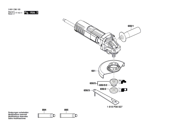 New Genuine Bosch 1619P32499 Nameplate