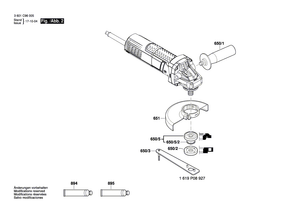 New Genuine Bosch 1619P32507 Nameplate
