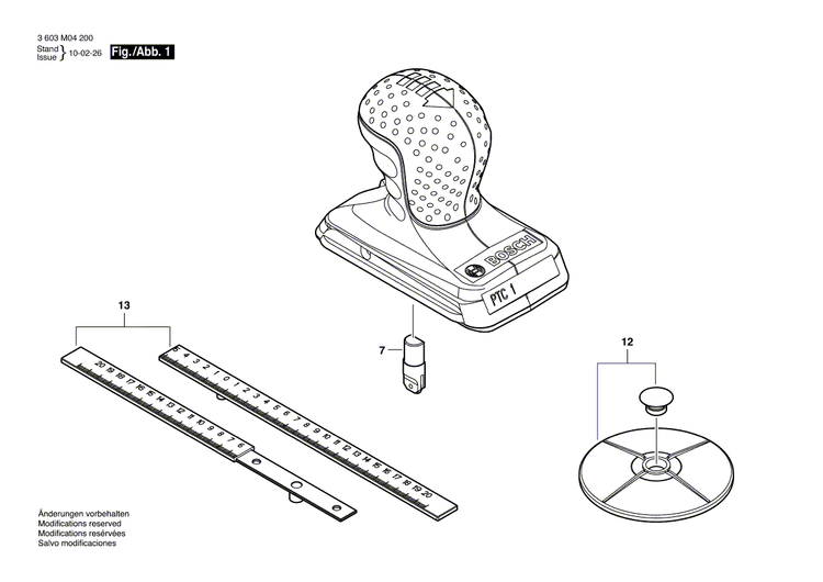 New Genuine Bosch 1619PA0539 Auxiliary Tool