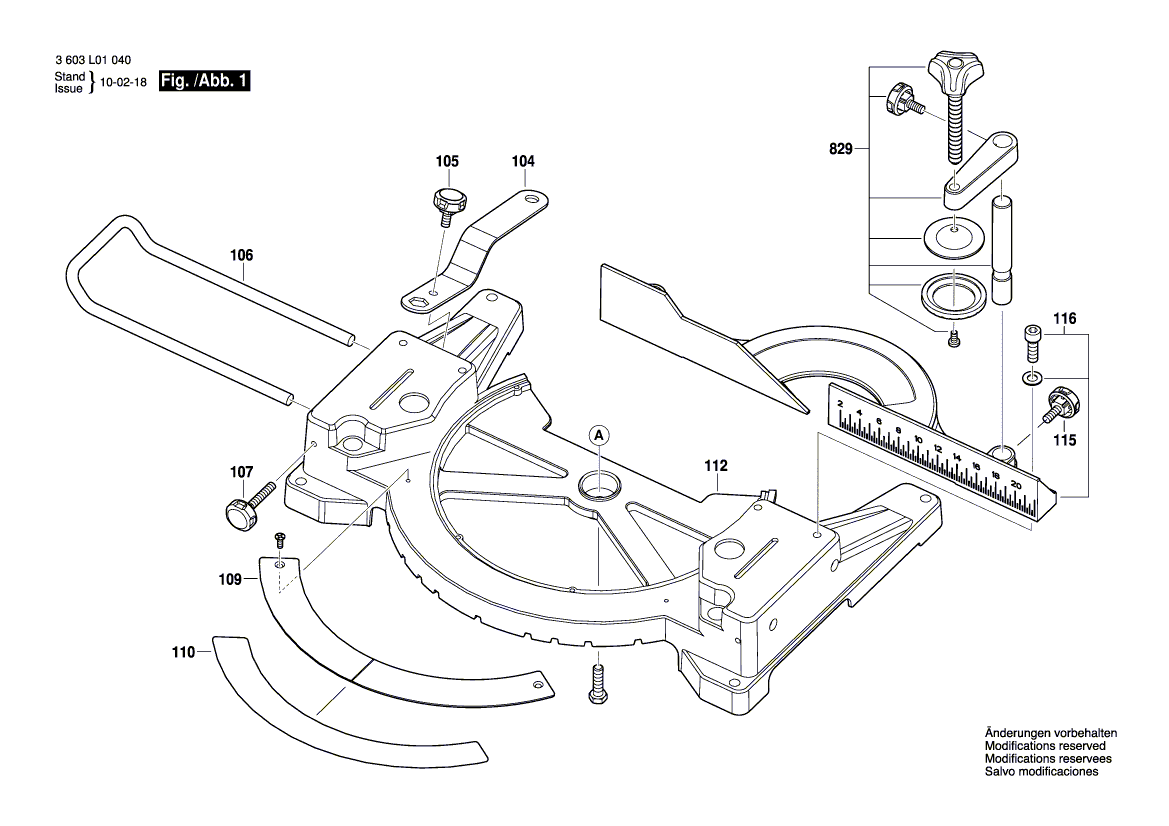 New Genuine Bosch 1619PA0554 Warning Label