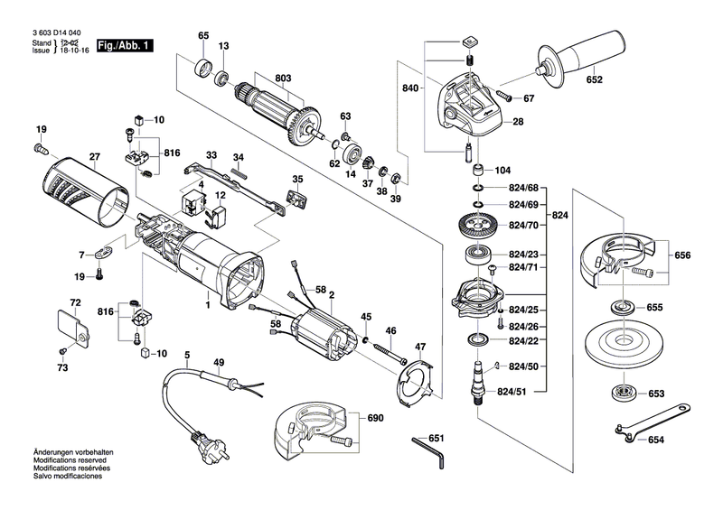 New Genuine Bosch 1619PA0785 Retaining ring