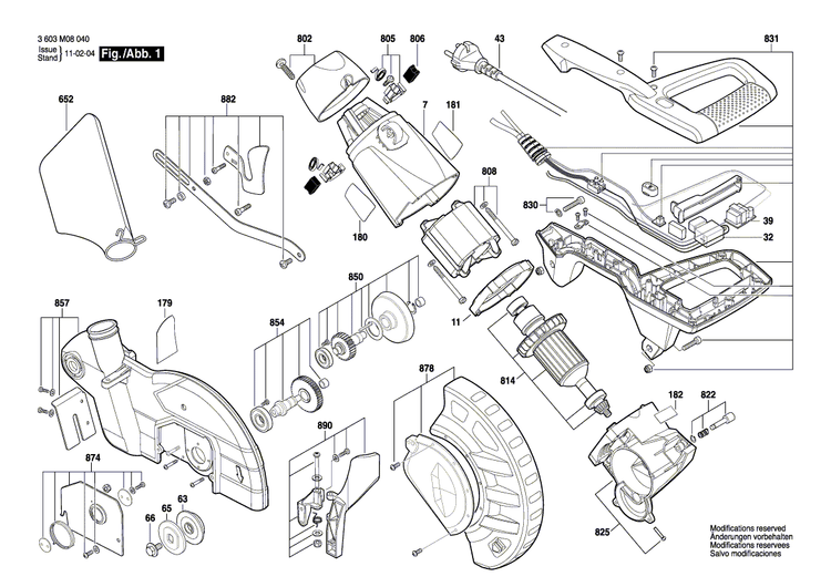 New Genuine Bosch 1619PA1355 Warning Plate