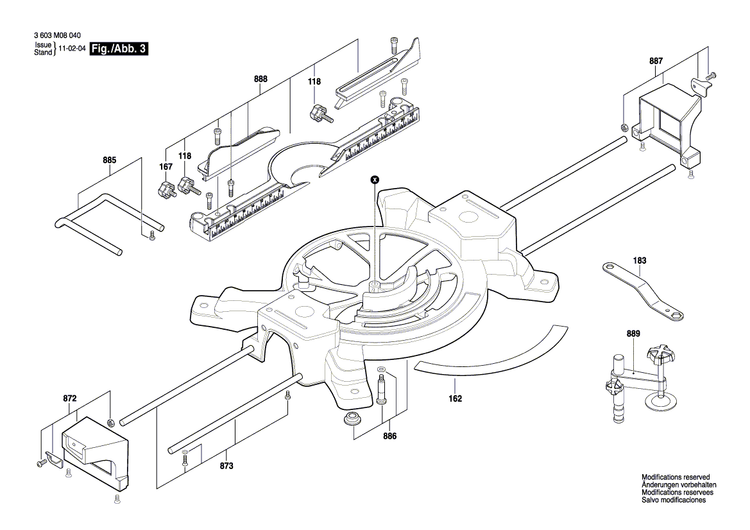 New Genuine Bosch 1619PA1365 Shaft