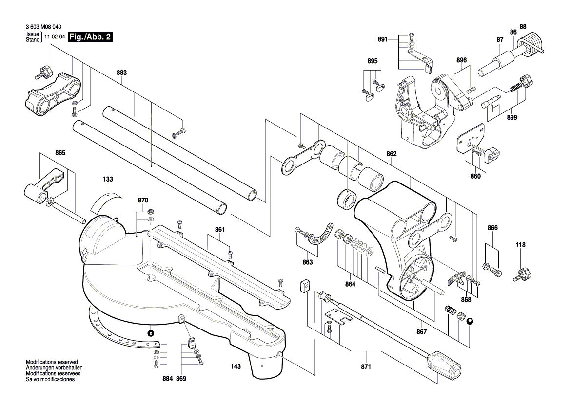 New Genuine Bosch 1619PA1389 Sliding Guide