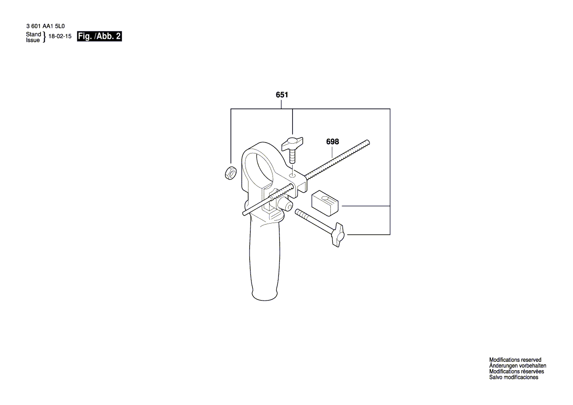 New Genuine Bosch 1619PA1689 Key Chuck