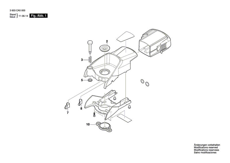 New Genuine Bosch 1619PA2008 Dust Protection