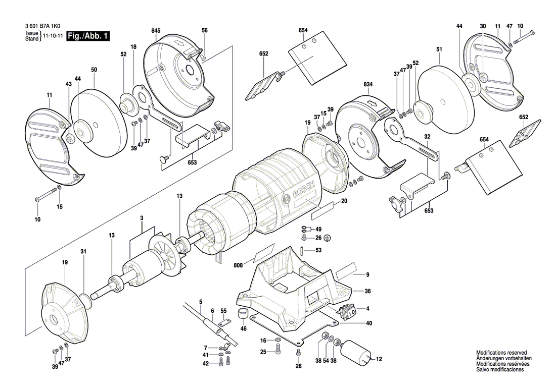 New Genuine Bosch 1619PA2255 Support Plate