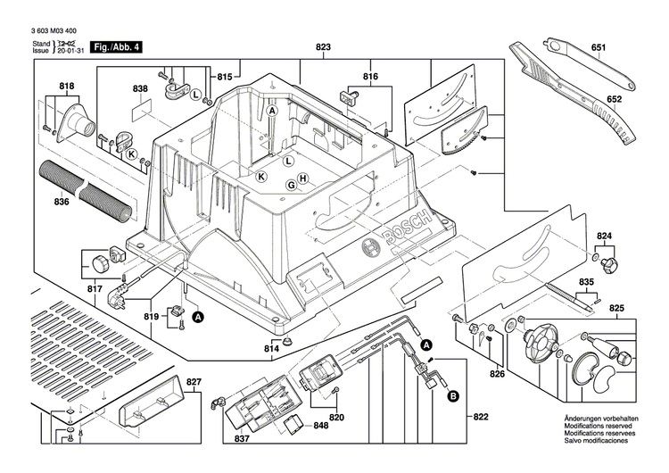 New Genuine Bosch 1619PA3182 Locking Device