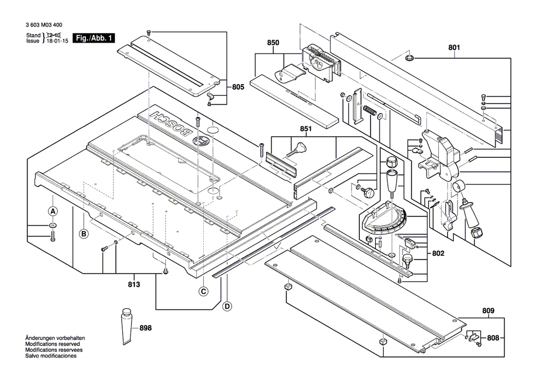 New Genuine Bosch 1619PA3202 Base