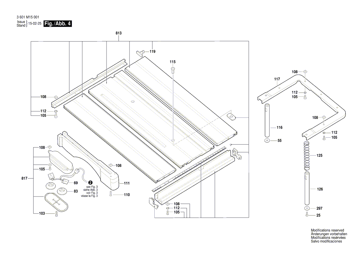 New Genuine Bosch 1619PA4352 Blade