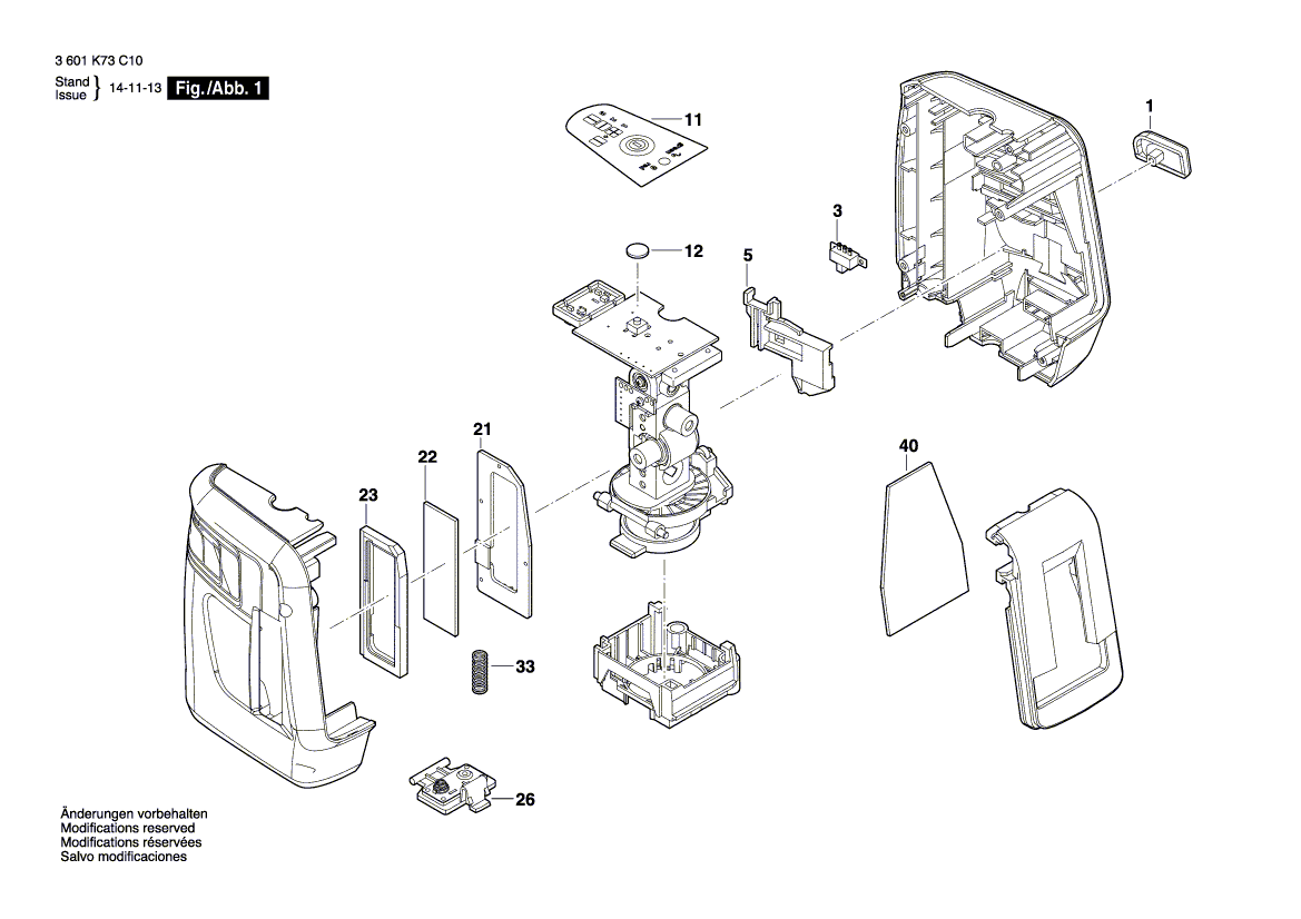 New Genuine Bosch 1619PA4967 Mounting Clamp