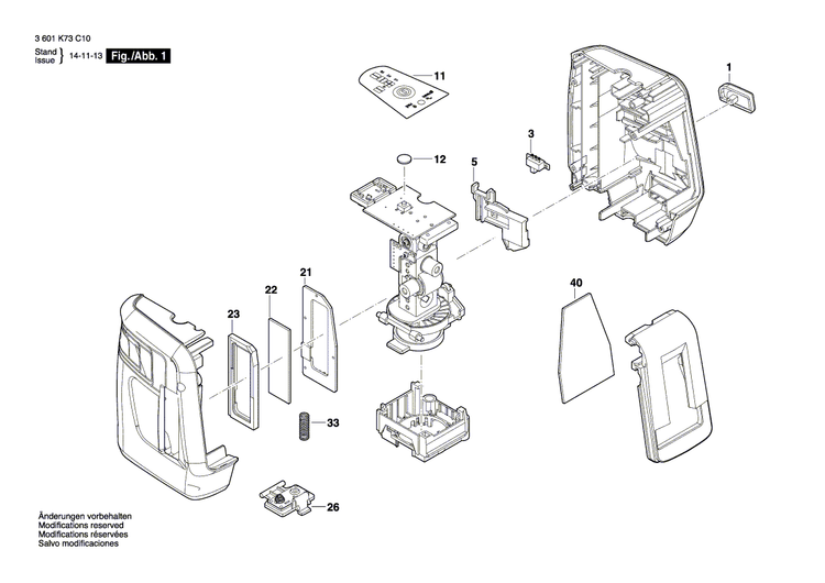 New Genuine Bosch 1619PA4967 Mounting Clamp