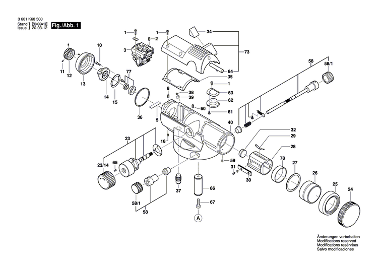 New Genuine Bosch 1619PA5048 Screw