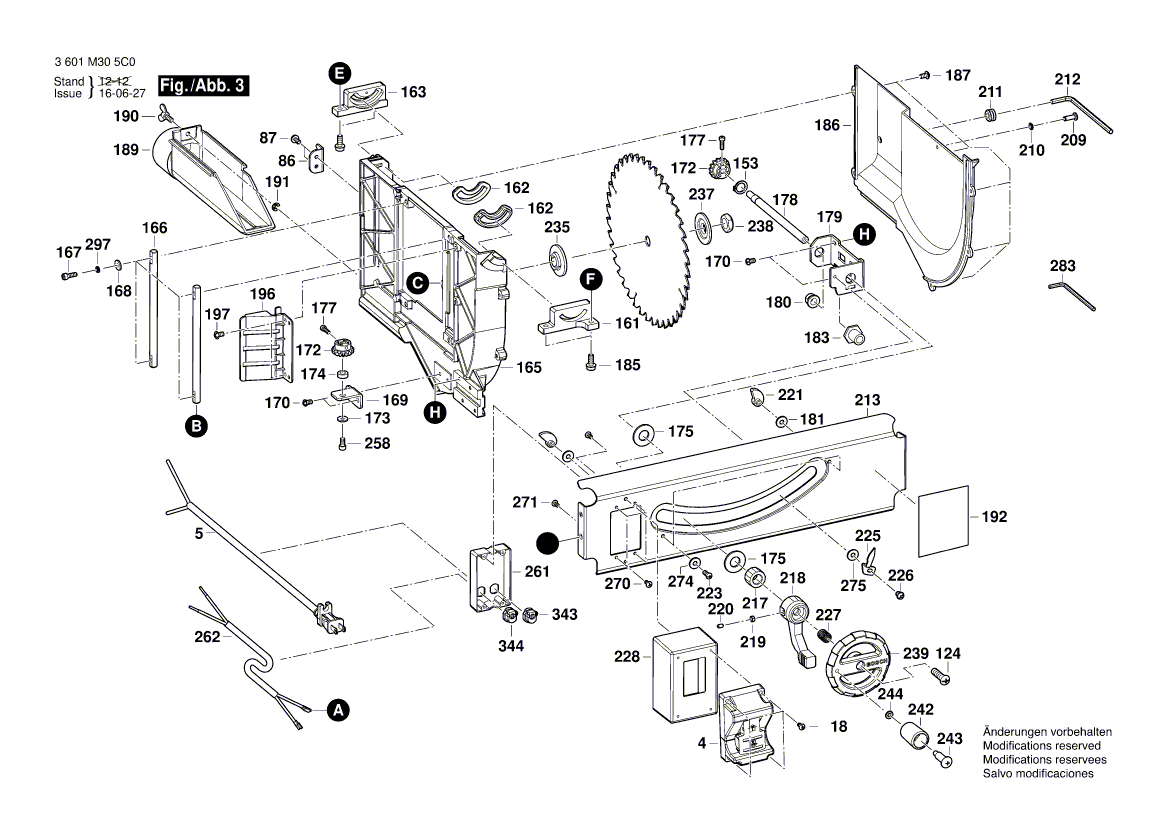 New Genuine Bosch 1619PA5150 Power supply cord