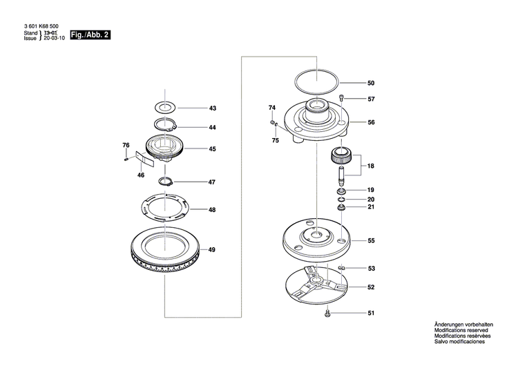 New Genuine Bosch 1619PA5233 Mounting Kit