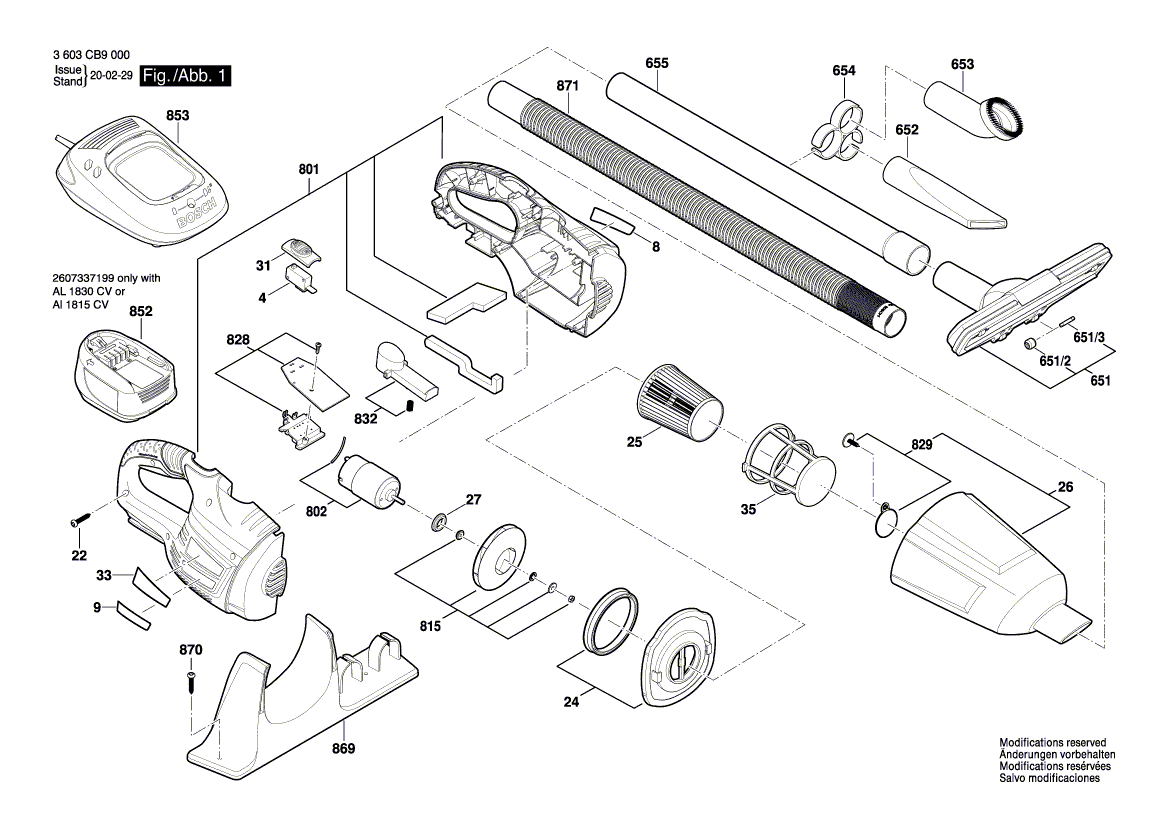 New Genuine Bosch 1619PA6833 Label