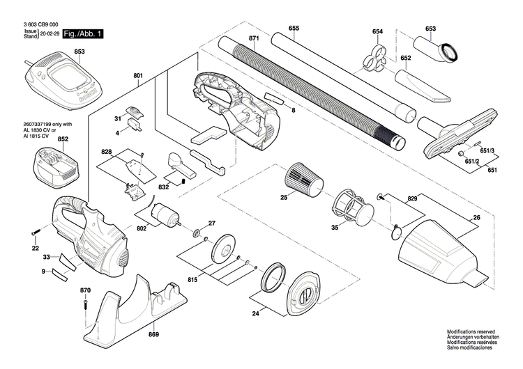 New Genuine Bosch 1619PA6833 Label