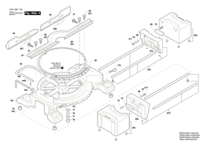 New Genuine Bosch 1619PA6973 Clamping Flange