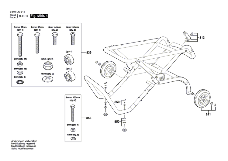 New Genuine Bosch 1619PA7214 Lever
