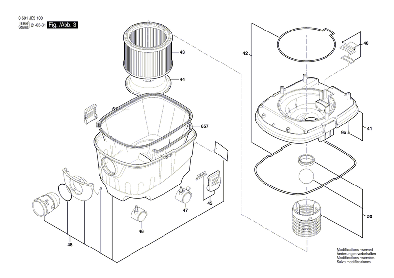 New Genuine Bosch 1619PA7270 Button