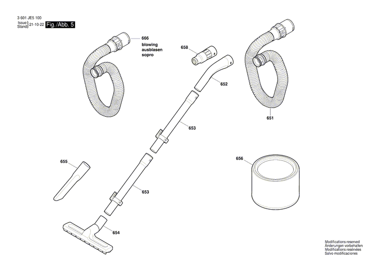 New Genuine Bosch 1619PA7280 Hood