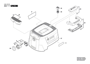 New Genuine Bosch 1619PA7281 Hood