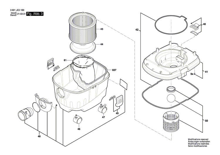 New Genuine Bosch 1619PA7293 Socket