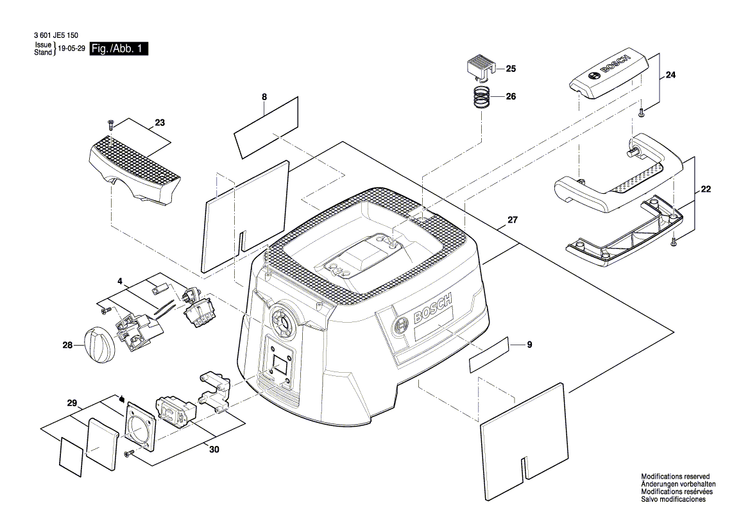 New Genuine Bosch 1619PA7302 Electronics Module