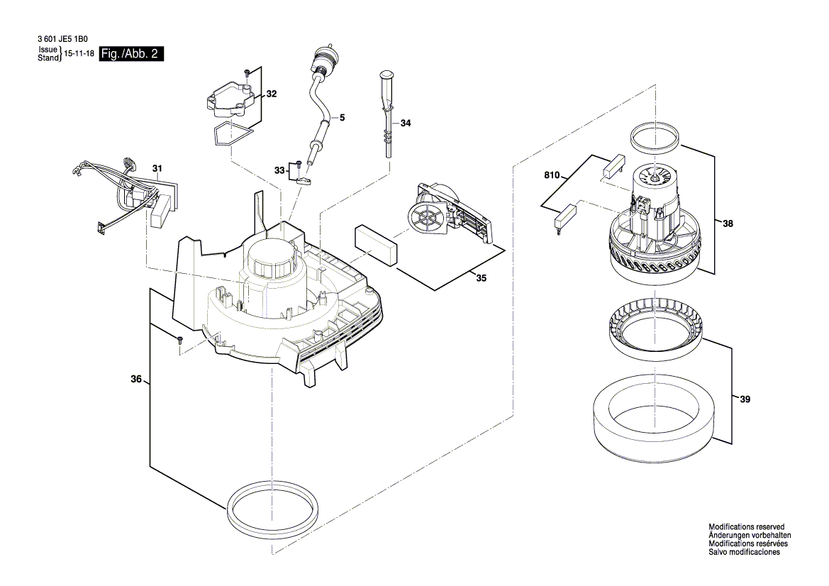 New Genuine Bosch 1619PA7306 Valve