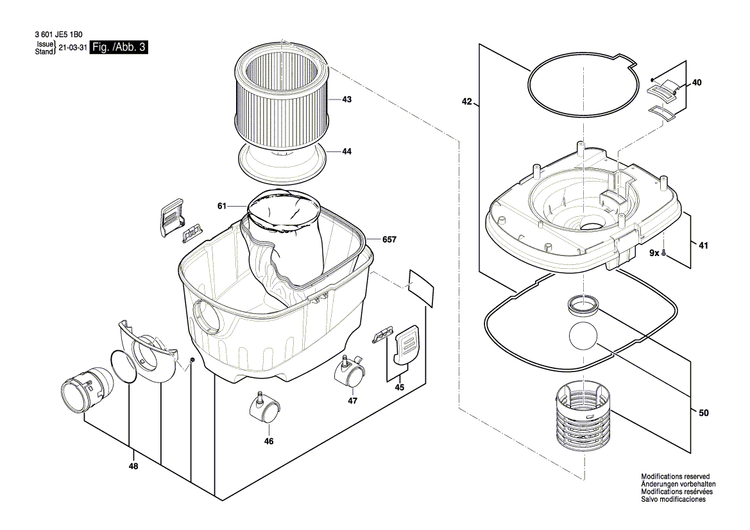 New Genuine Bosch 1619PA7306 Valve