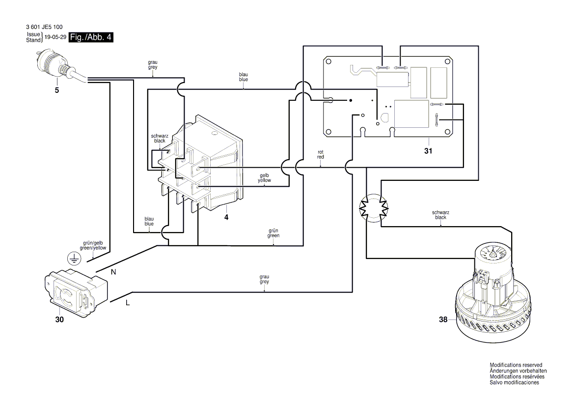 New Genuine Bosch 1619PA7313 Housing