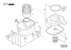 New Genuine Bosch 1619PA7327 floor nozzle